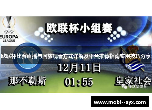 欧联杯比赛直播与回放观看方式详解及平台推荐指南实用技巧分享