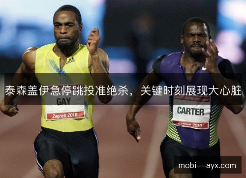泰森盖伊急停跳投准绝杀，关键时刻展现大心脏